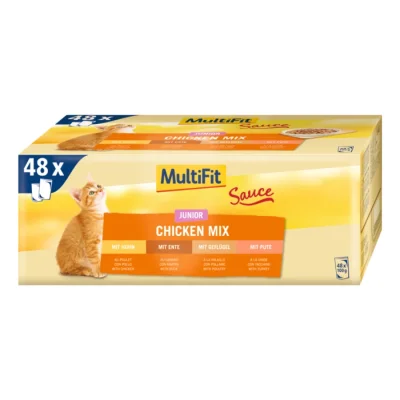 MultiFit Multi pack Junior Sauce Chicken Mix 48x100 g