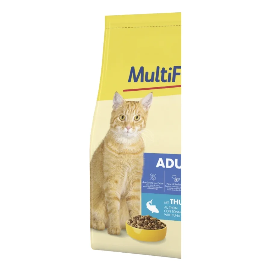 MultiFit nourriture sèche pour chat, adulte Thon 2x4 kg