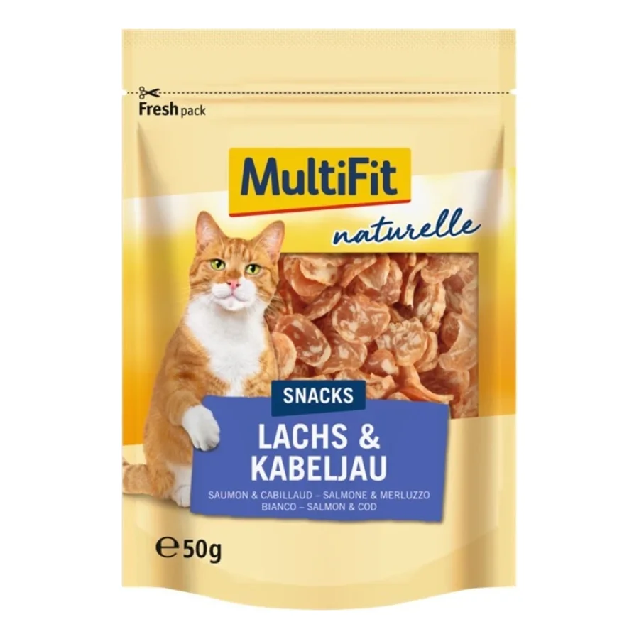 MultiFit Saumon naturel au cabillaud 4 x 50 g