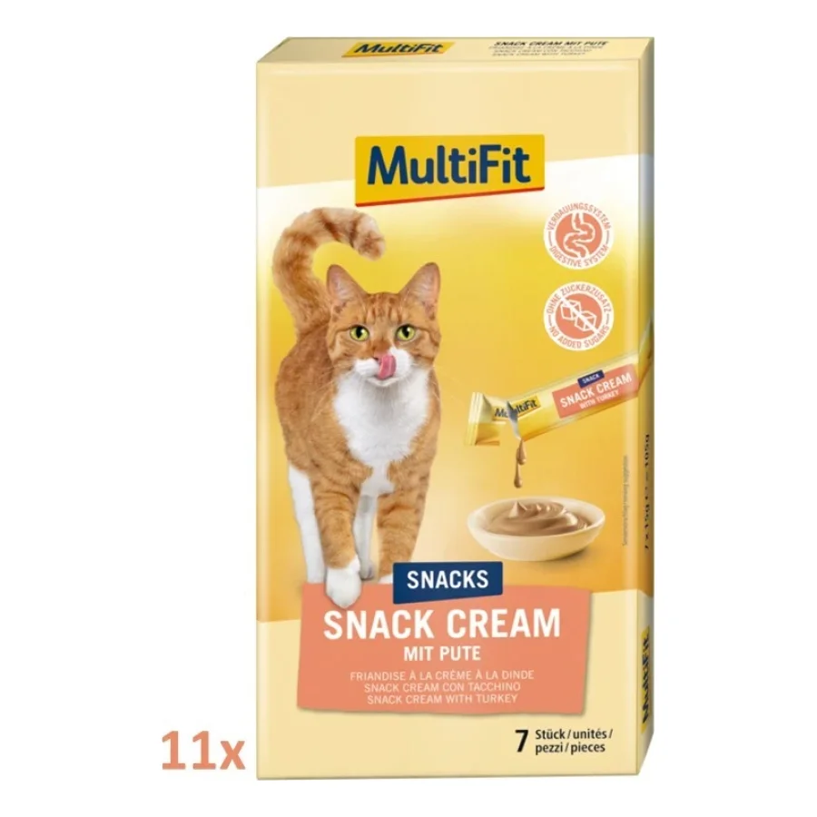 MultiFit Snack Cream 11x7 pièce Dinde