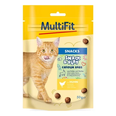 MultiFit Snack&Play Chicken Balls, 50 g