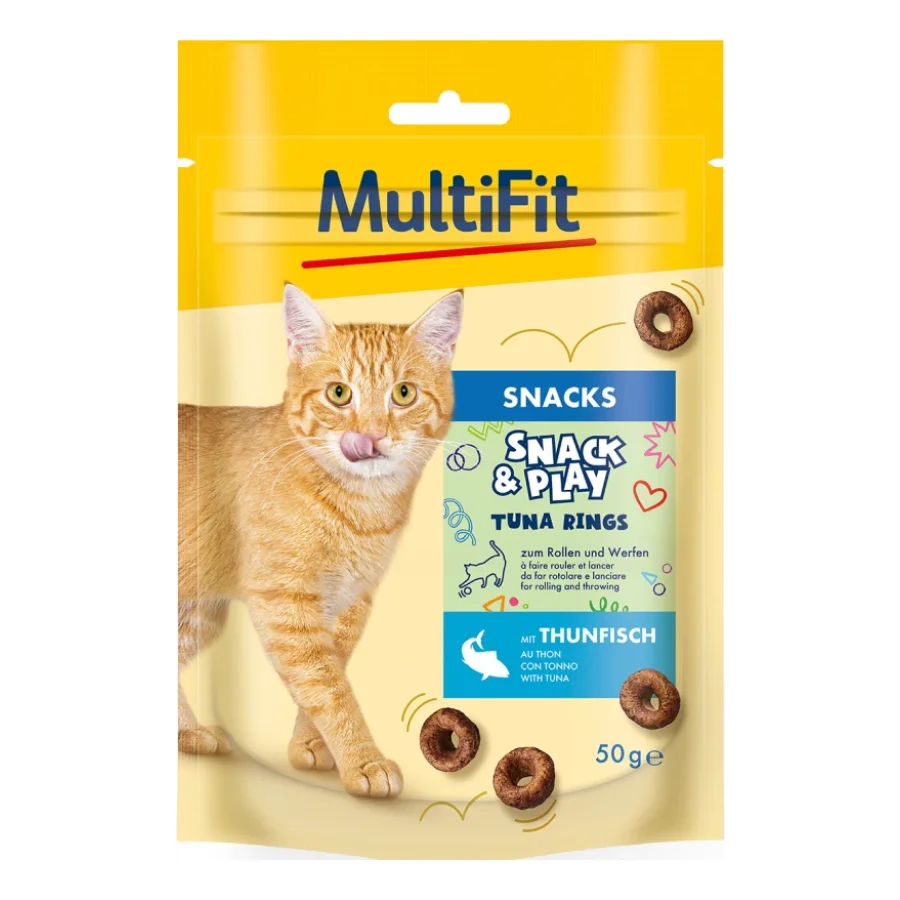 MultiFit Snack&Play Tuna Rings, 50 g