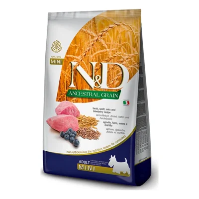 N&D Farmina Ancestral Grain Adult Mini Agneau 2x7 kg