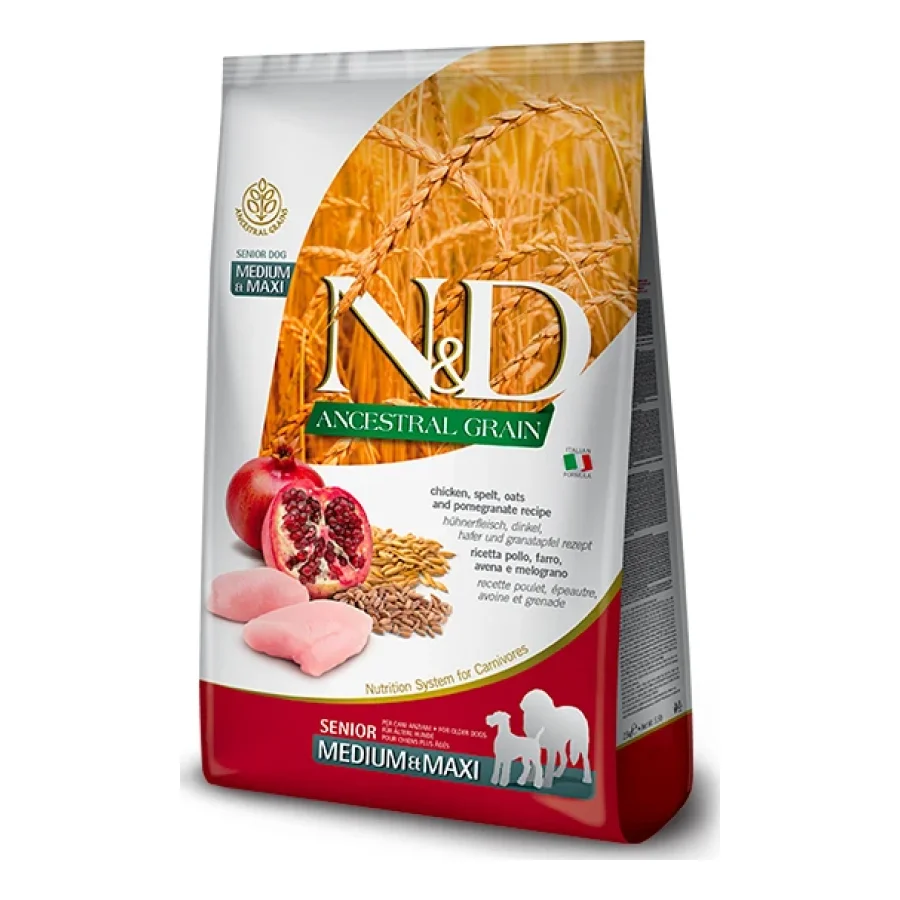N&D Farmina Ancestral Grain Medium/Maxi Senior 2x12 kg