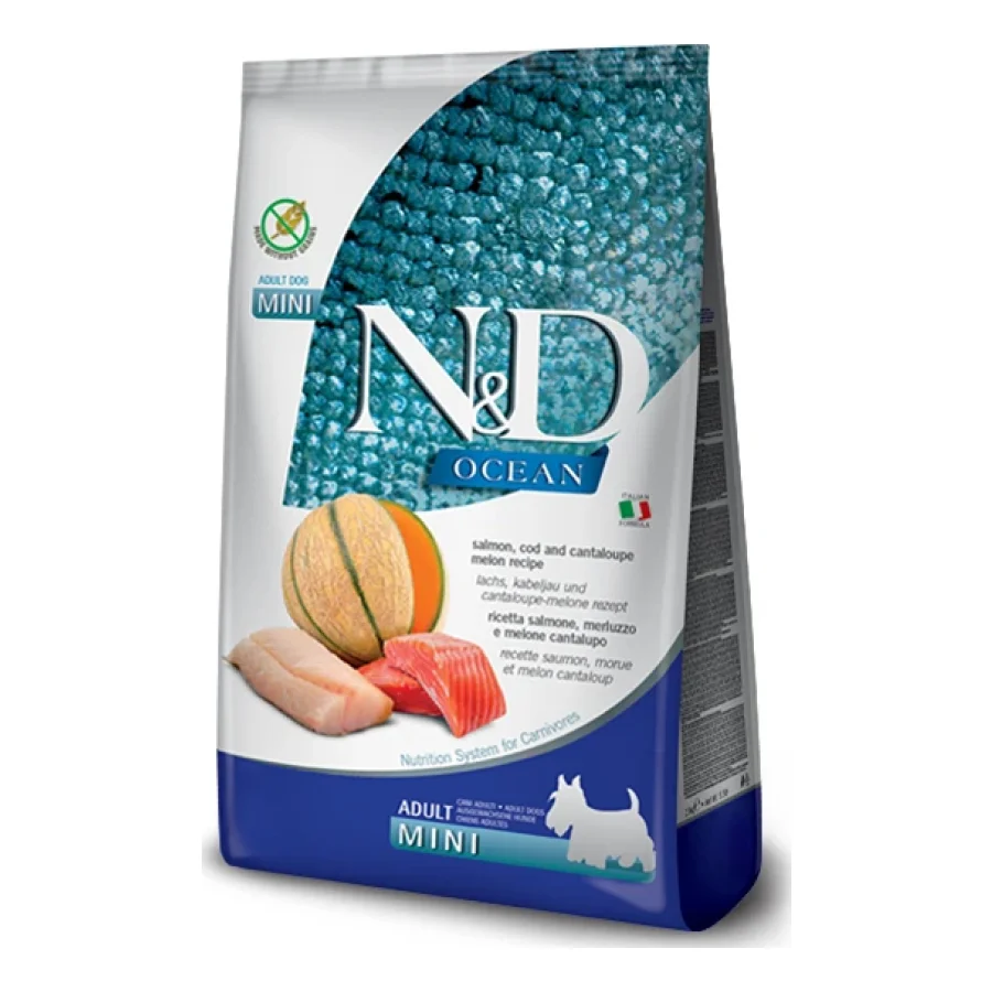 N&D Farmina Ocean Mini Adult Saumon et cabillaud 2x7 kg