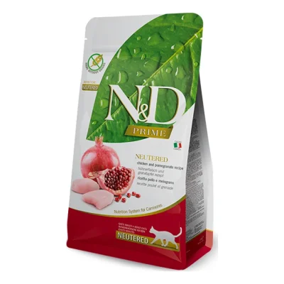 N&D Farmina Prime Adult pour chats stérilisés 2x5 kg