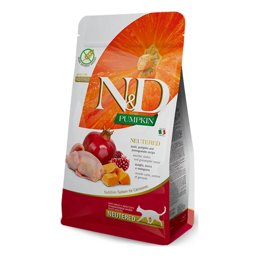 N&D Farmina Pumpkin Adult pour chats stérilisés 2x5 kg