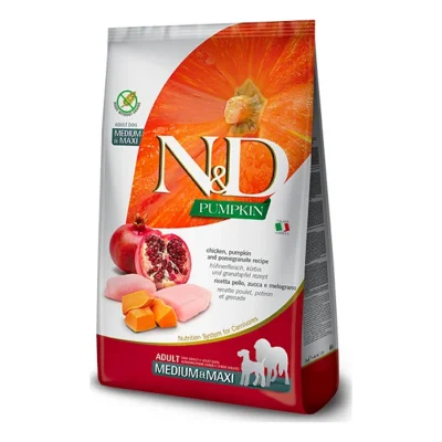 N&D Farmina Pumpkin Medium/Maxi Adult Poulet 2x12 kg