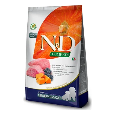 N&D Farmina Pumpkin Medium/Maxi Puppy Agneau 2x12 kg
