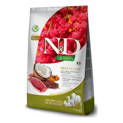 N&D Farmina Quinoa Adult Skin & Coat Canard 2x7 kg