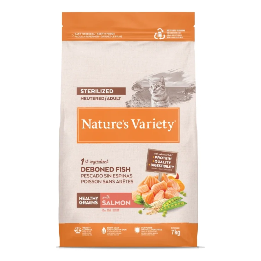 Nature's Variety Healthy Grains stérilisé saumon 7 kg
