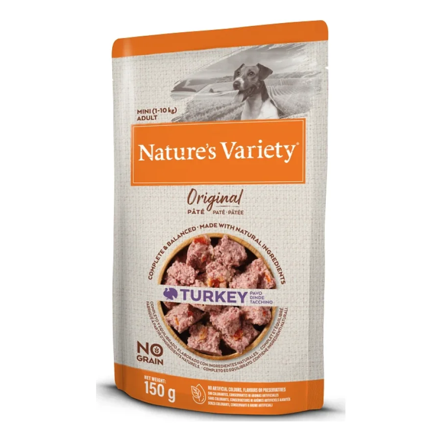 Nature's Variety Nature’s Variety Original Mini Adult 8 x 150 g Dinde