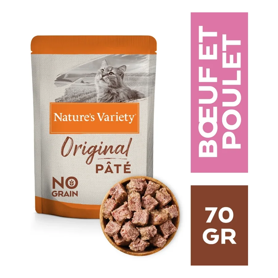 Nature's Variety Original paté Poulet et bœuf 12x70 g