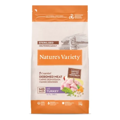 Nature's Variety Stérilisé No Grain Dinde 3 kg