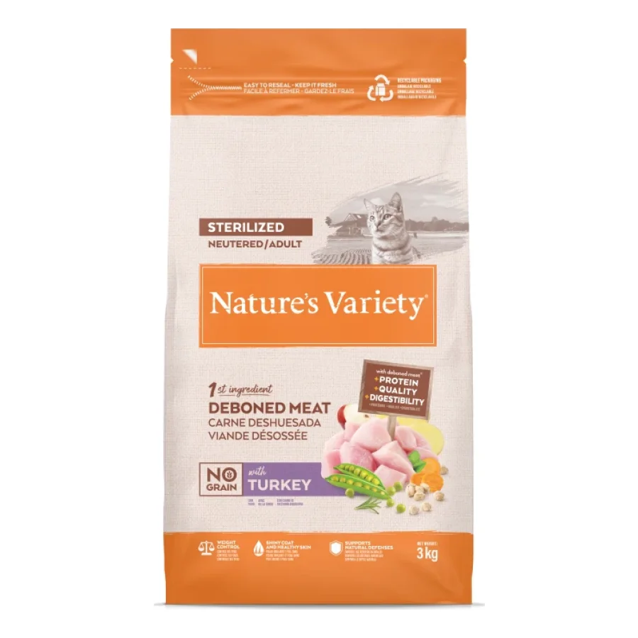 Nature's Variety Stérilisé No Grain Dinde 3 kg