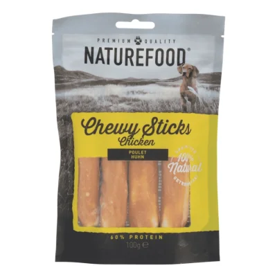 NATUREFOOD Chewy Sticks 3 x 100 g Poulet
