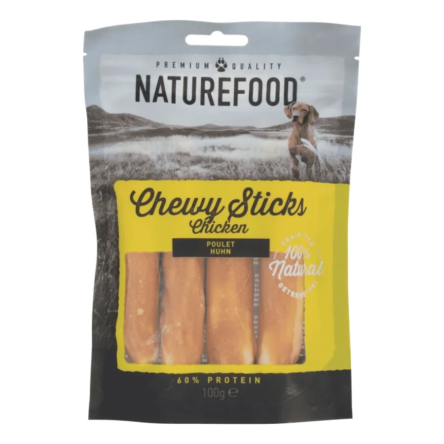 NATUREFOOD Chewy Sticks 3 x 100 g Poulet