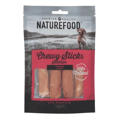 NATUREFOOD Chewy Sticks 3 x 100 g Saumon