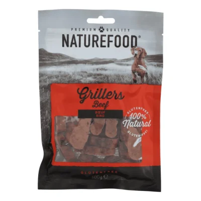 NATUREFOOD Grillers 3 x 100 g Bœuf et veau