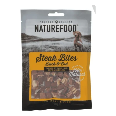 NATUREFOOD Steak Bites 3x100 g Canard