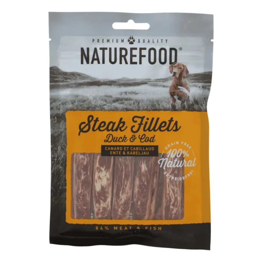 NATUREFOOD Steak Filet 3 x 100 g Canard