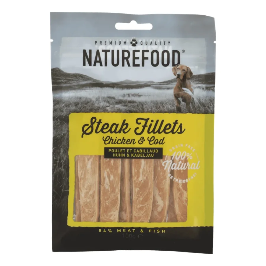 NATUREFOOD Steak Filet 3 x 100 g Poulet