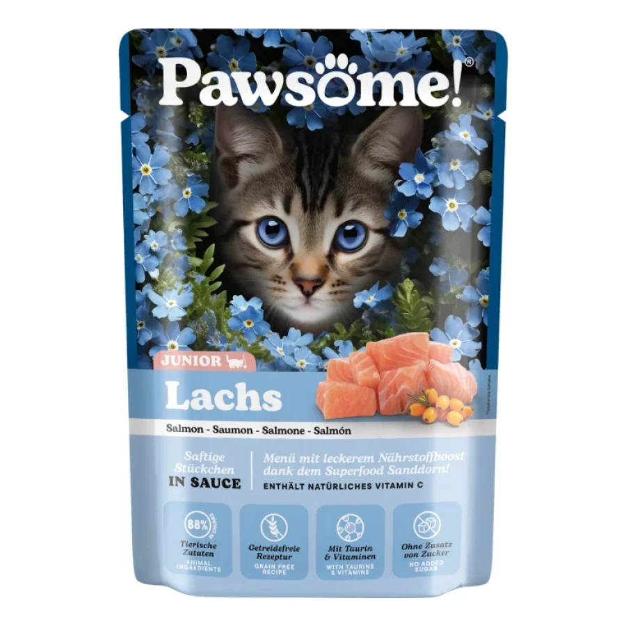 nourriture humide pour chatons Saumon 28x85 g