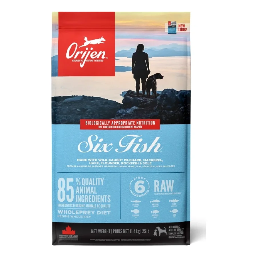 Orijen Croquettes chien Six Fish 11,4 kg