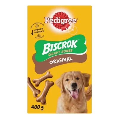 Pedigree Biscrok Gravy Bones Biscuits pour chien 400g