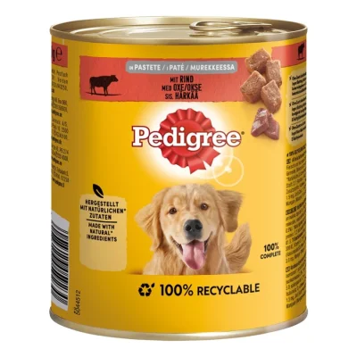 Pedigree Boîte au bœuf en pâté 12 x 800 g