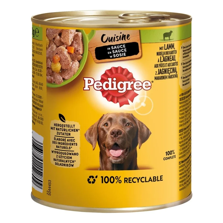 Pedigree Cuisine en sauce 12 x 800 g Agneau