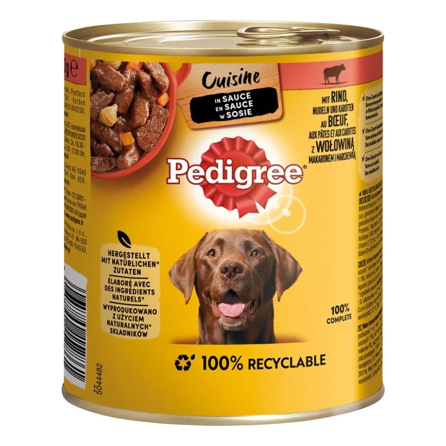 Pedigree Cuisine en sauce 12 x 800 g Bœuf