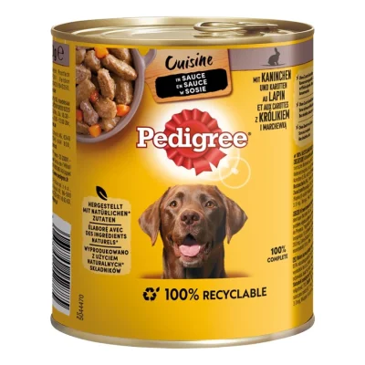 Pedigree Cuisine en sauce 12 x 800 g Lapins