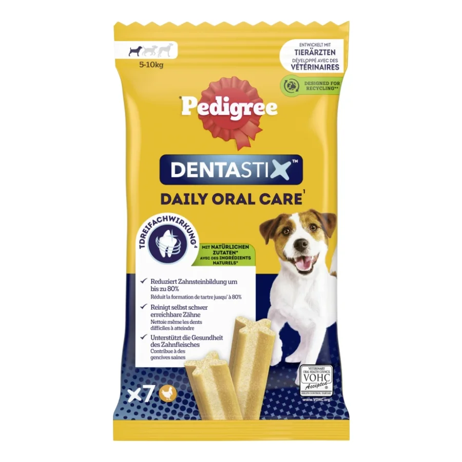 Pedigree Dentastix Bâtonnets hygiène bucco-dentaire pour Moyen Chien 7 pcs 180g S