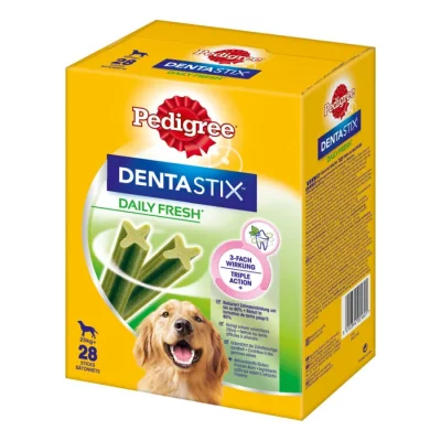 Pedigree Dentastix Fresh Bâtonnets hygiène bucco-dentaire pour grand chien 28 pcs 1080 g