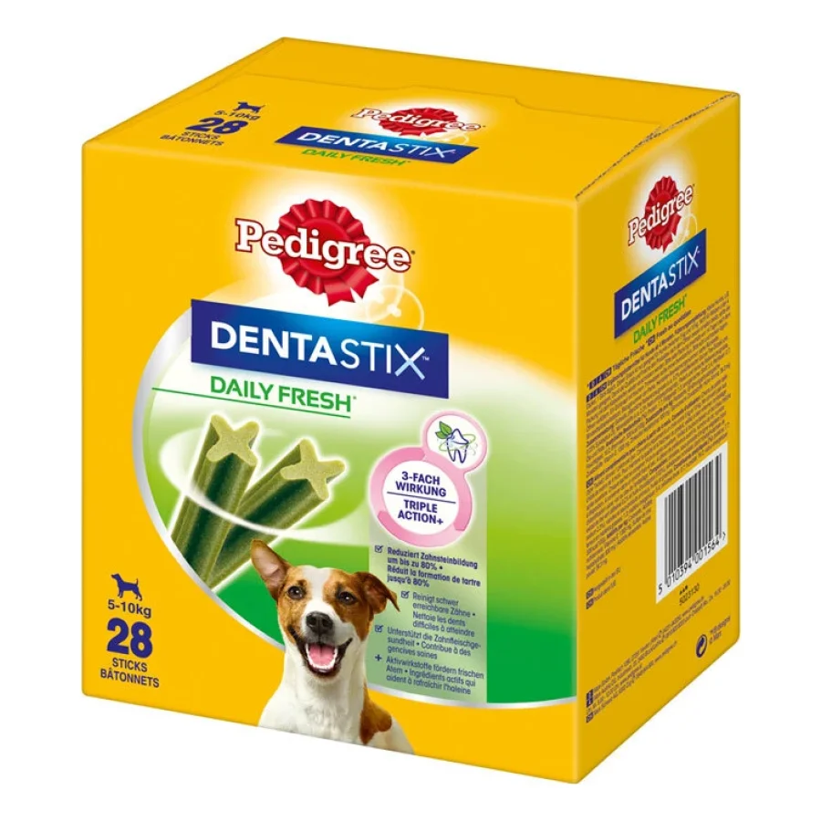Pedigree Dentastix Fresh Bâtonnets hygiène bucco-dentaire pour petit chien 28 pcs 440 g