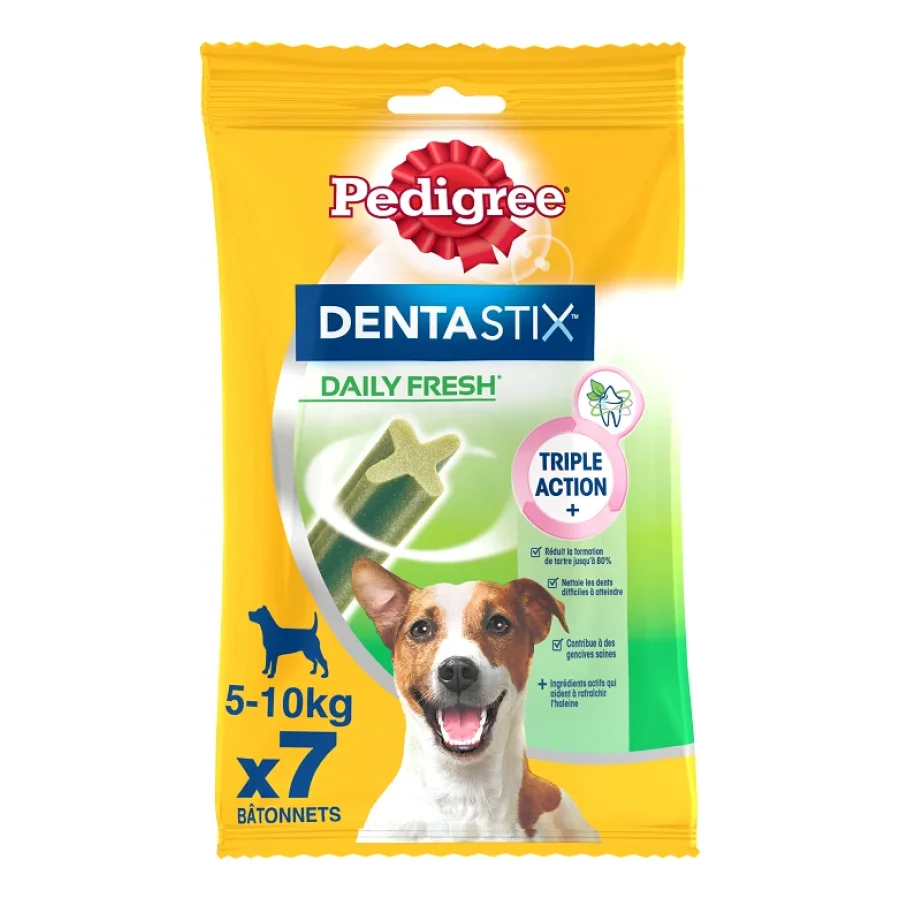 Pedigree Dentastix Fresh Bâtonnets hygiène bucco-dentaire pour petit chien 7pcs 110g