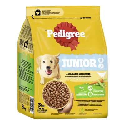 Pedigree Junior à la volaille et aux légumes 3 kg