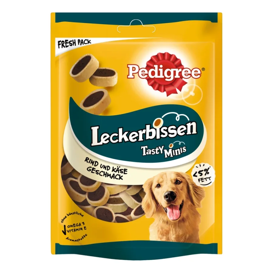 Pedigree Leckerbissen Tasty Minis Fromage et bœuf 6x140 g