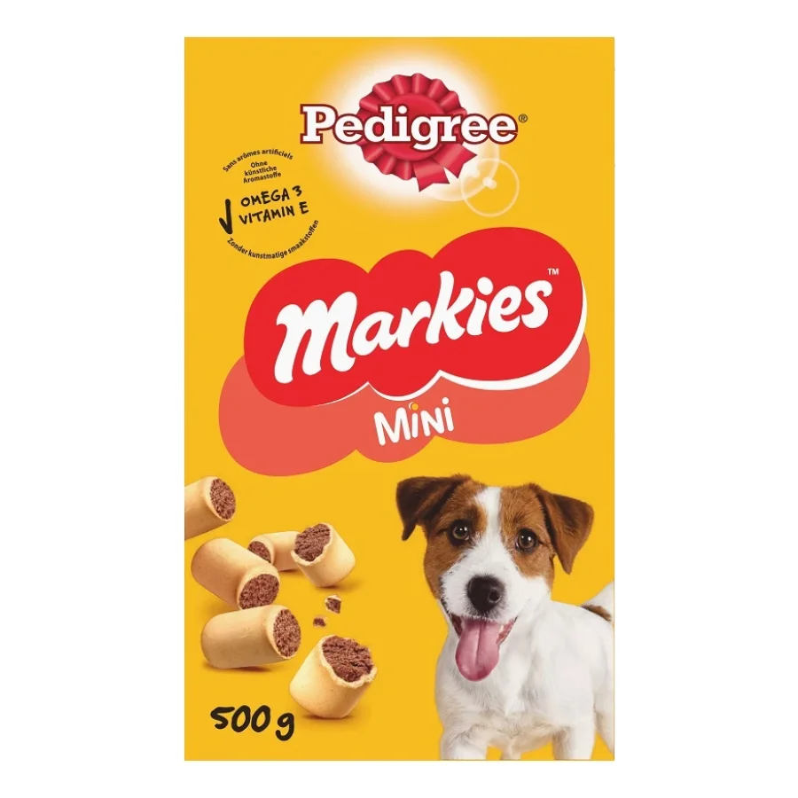 Pedigree MARKIES MINI biscuits fourrés pour chien adulte 500g