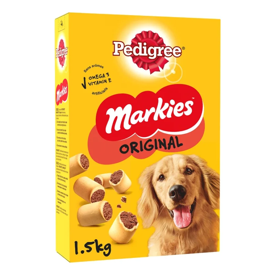Pedigree Markies Original Biscuits Fourres pour Chien 1,5kg