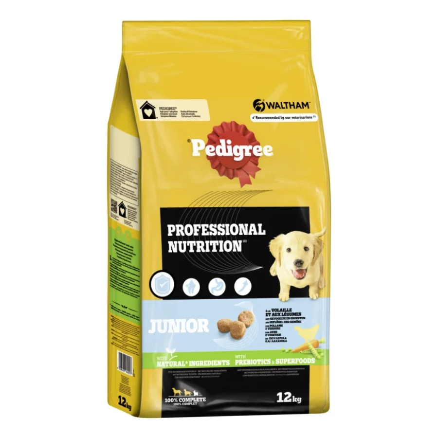 Pedigree Professional Nutrition Junior à la volaille et aux légumes 12 kg