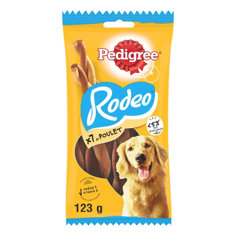 Pedigree RODEO torsades à mâcher au poulet pour chien adulte x7 123g