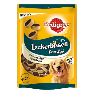 Pedigree Sa Récompense Mini Bouchées au boeuf et fromage pour chien 140g