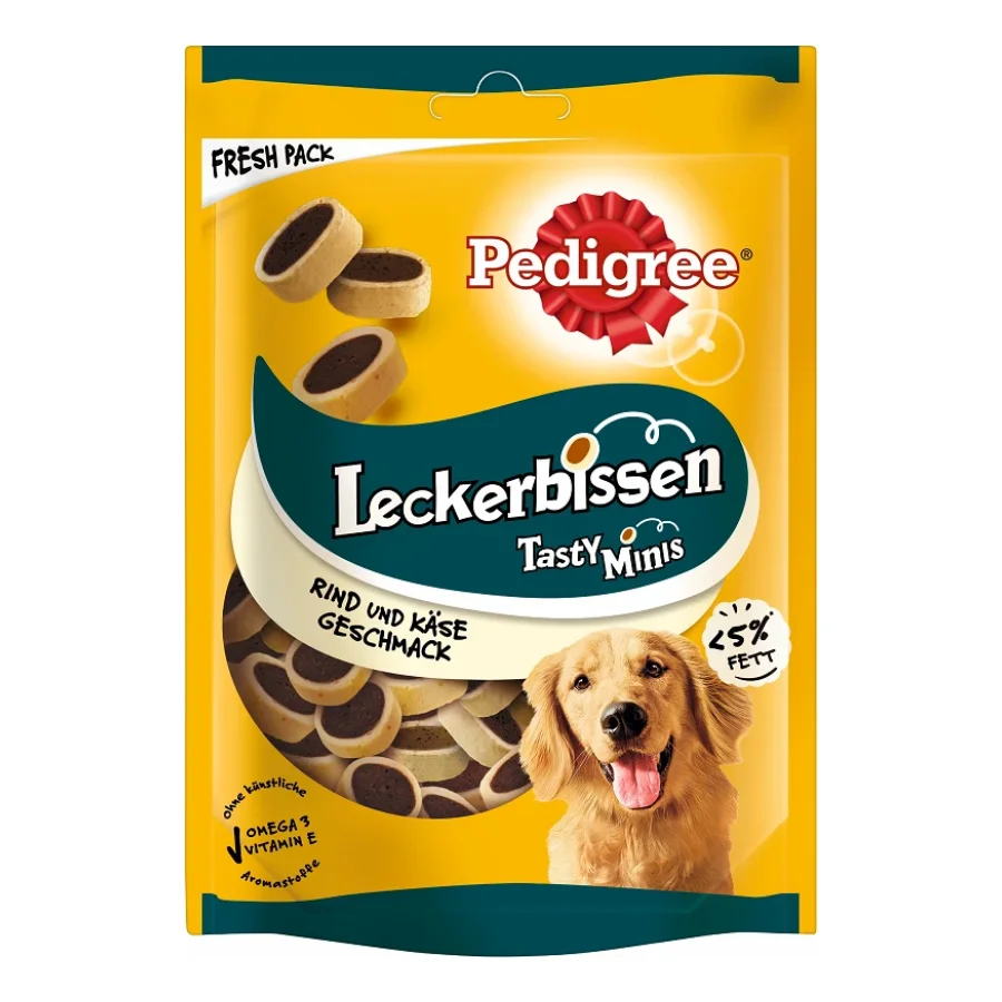 Pedigree Sa Récompense Mini Bouchées au boeuf et fromage pour chien 140g