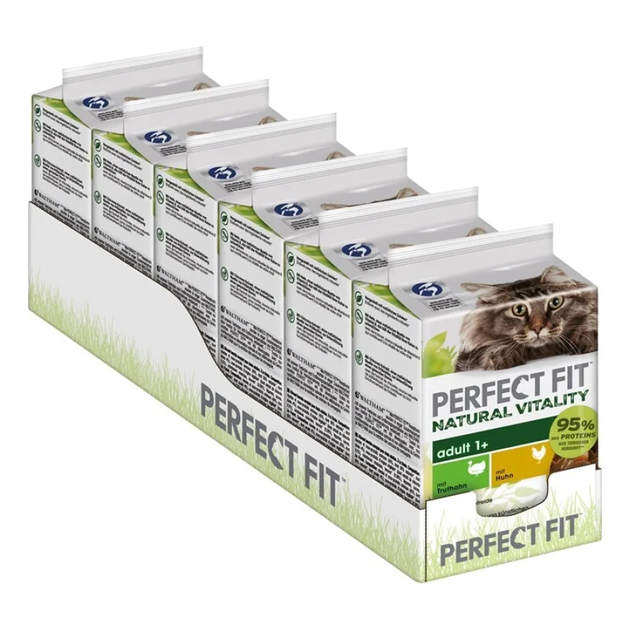 PERFECT FIT Natural Vitality 6 x 6 x 50 g Poulet et dinde