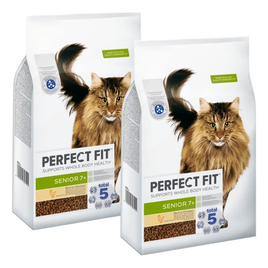 PERFECT FIT Sachet  Senior 7+ au poulet 2x7 kg