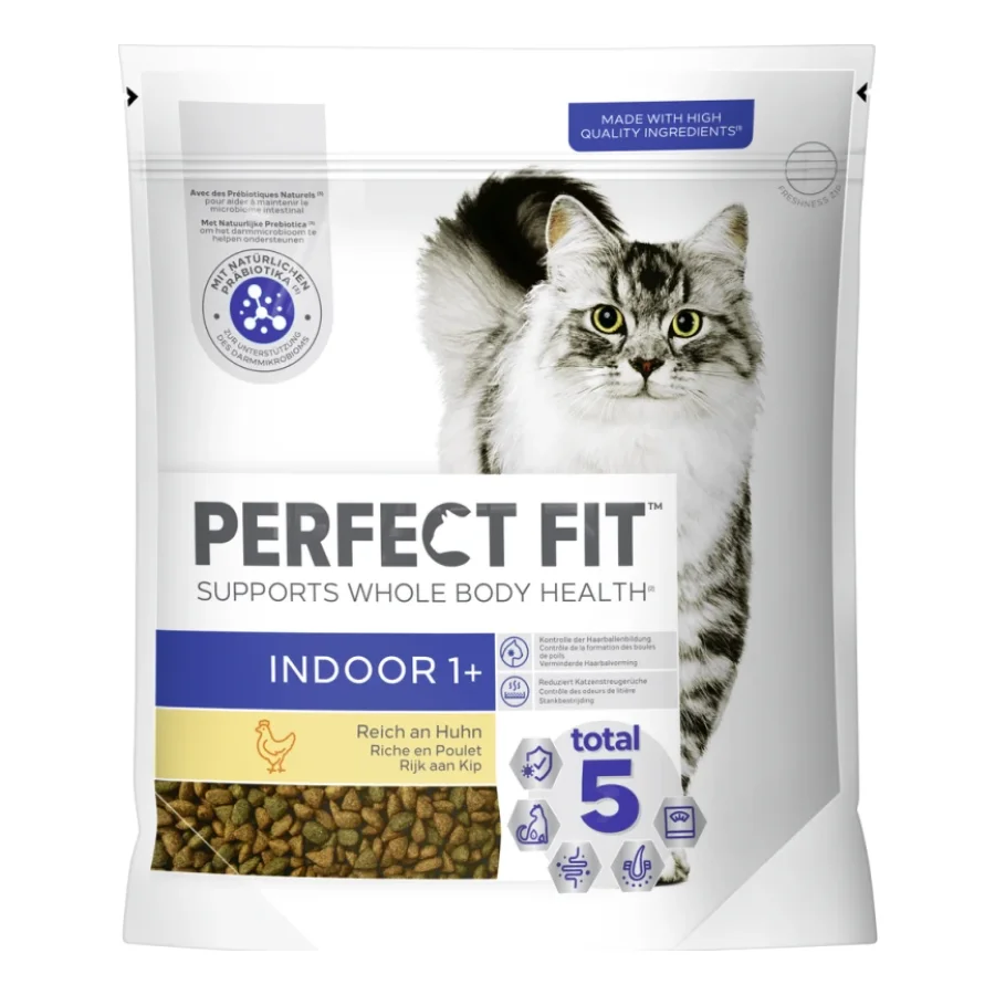 PERFECT FIT Sacs Indoor 1+ Poulet 5x1,4 kg