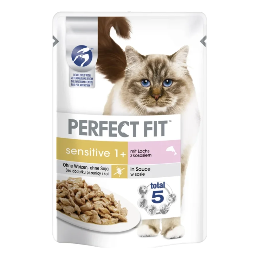 PERFECT FIT Sensitive 1+ 12 x 85 g Saumon 12x85 g
