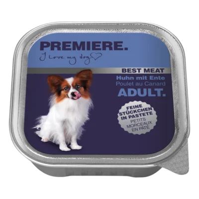 PREMIERE Best Meat Adult Canard et poulet 16x100 g